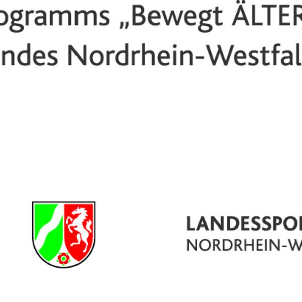 Fördersiegel "Bewegt ÄLTER werden in NRW"