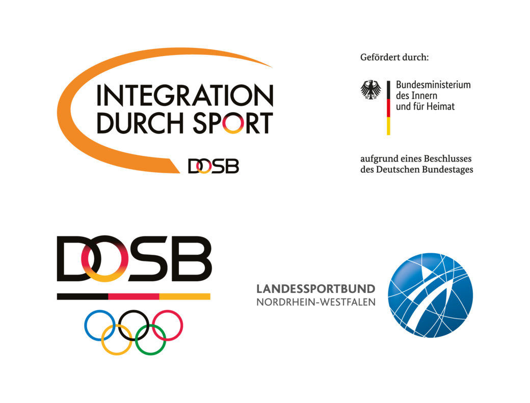 Logoblock "Integration durch Sport"