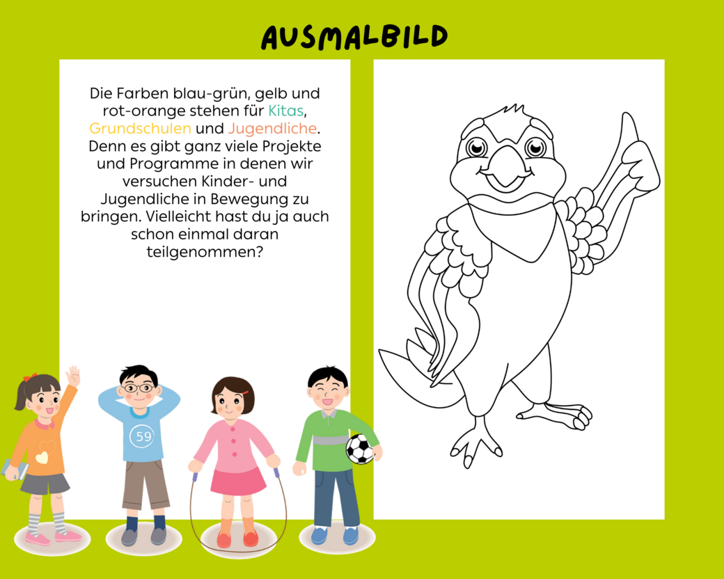 Comic-Erklärung der Farben von Chili mit Ausmalbild