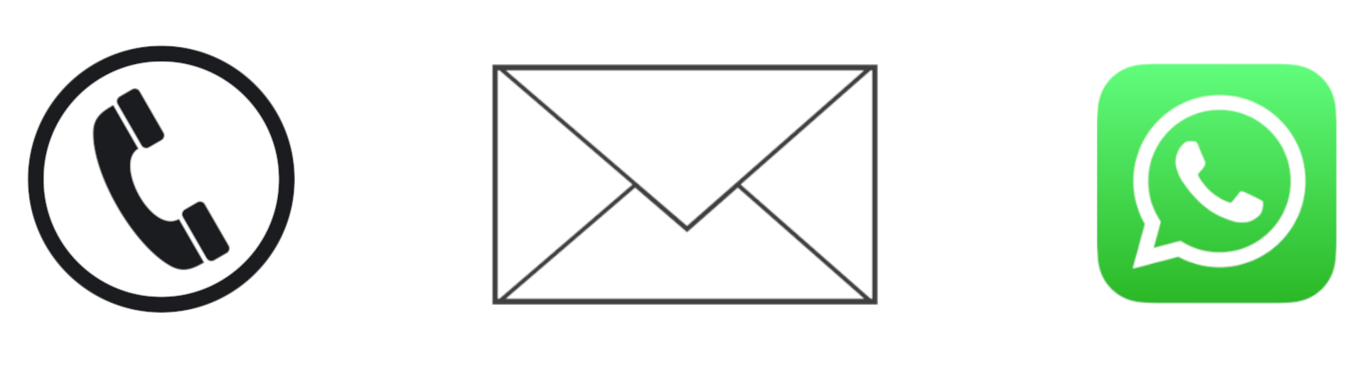 Telefon-/Brief-/WhatsApp-Zeichen